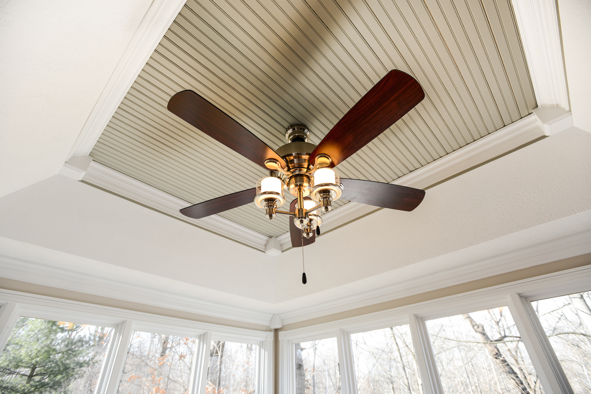Ceiling Fan Installation And Safety Angie S List Ceiling Fan With Wood Blades And Glass Globe Lights
