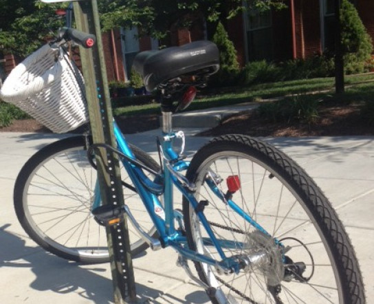 Bicycle parked on Capitol Hill Bicycle parked on Capitol Hill
