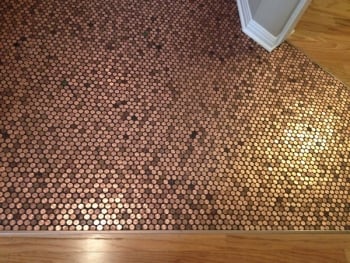 Penny Tile Floor full size of flooring57 unusual penny tile floor photo concept unusual pennyile floor photo Austin Tile Installer Creates Custom Floor With Surface Made Of Pennies Penny Tile Floor unique penny tile floor Austin Tile Installer Creates Custom Floor With Surface Made Of Pennies