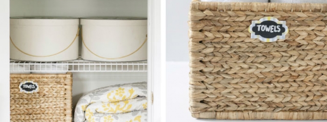 how to organize a linen closet