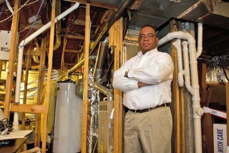 Robert Shelton of Sterling, Va., became dissatisfied with his home warranty company over covering the cost of an A/C unit. (Photo by Meredith Rizzo)
