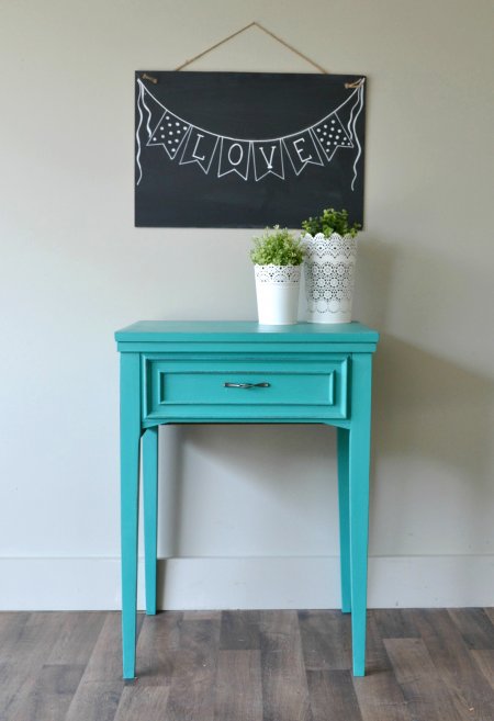 sewing maching table with cooler