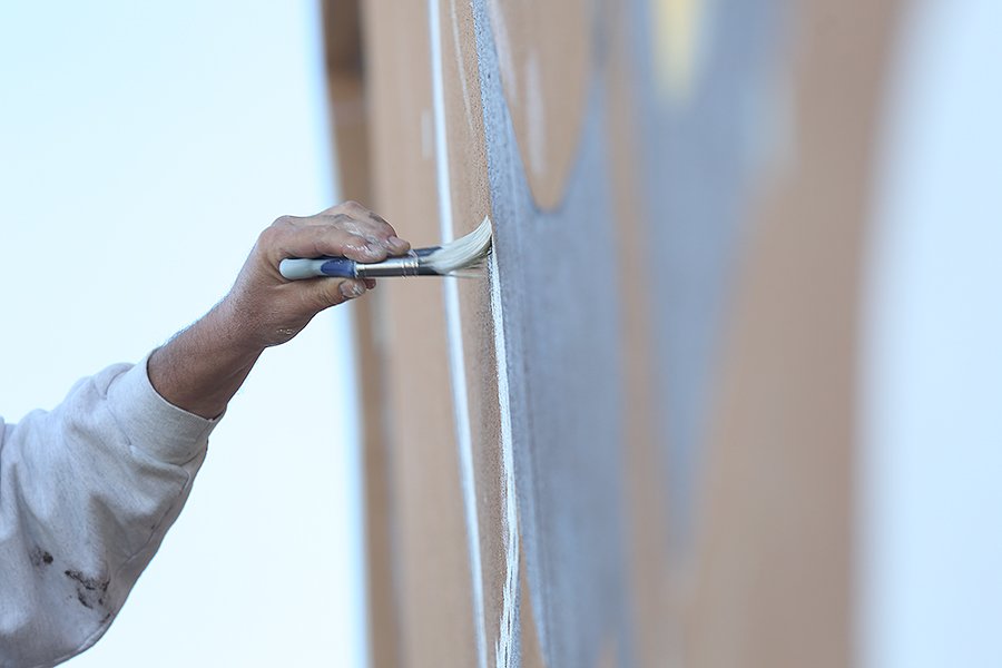 Mural Serves as Angie’s List Campus Marker Angie's List