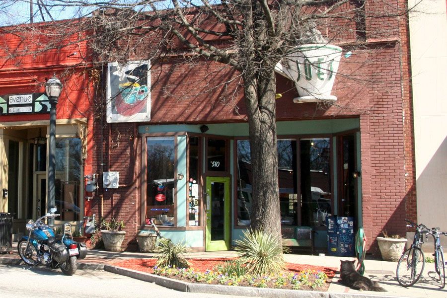 Joe's Cafe is a popular gathering spot at East Atlanta Village (Photo by Corinna Underwood).