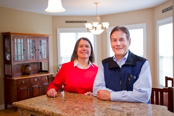 Laura and Don Koller in Lochhaven home in Noblesville (Photo by )