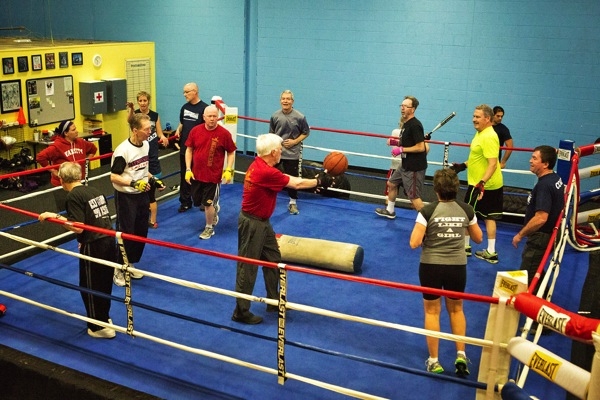 boxing ring for Parkinson's Disease patients (Photo by )