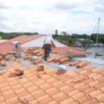 tile roof installation