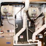 close up of Carrier furnace