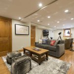 basement remodel with new living space