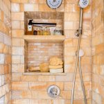 custom tile shower niche