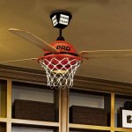 basketball decroative ceiling fan