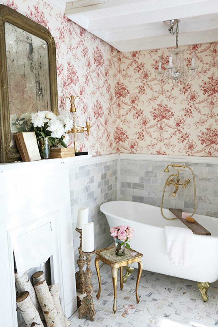 Drab Shower and Bath Go Chic in French Cottage | Angie's List