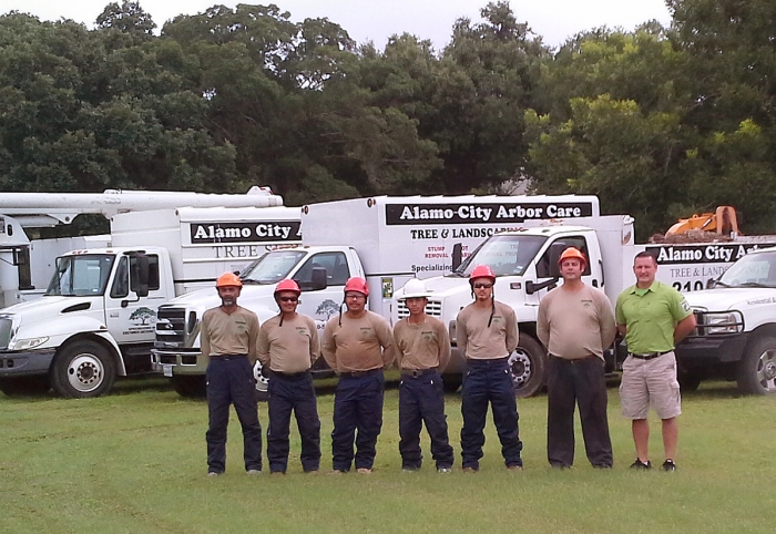 crew of Alamo City Arbor Care