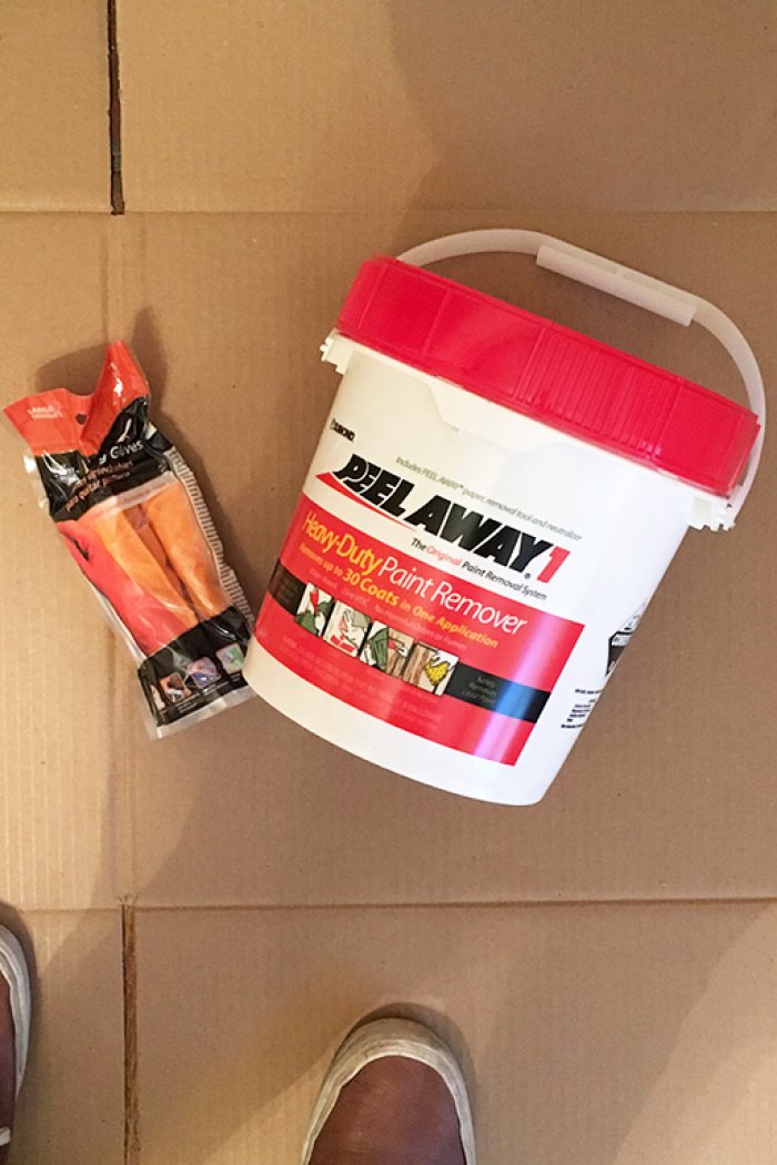 Peel Away paint remover