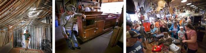 collection of photos of antique stores