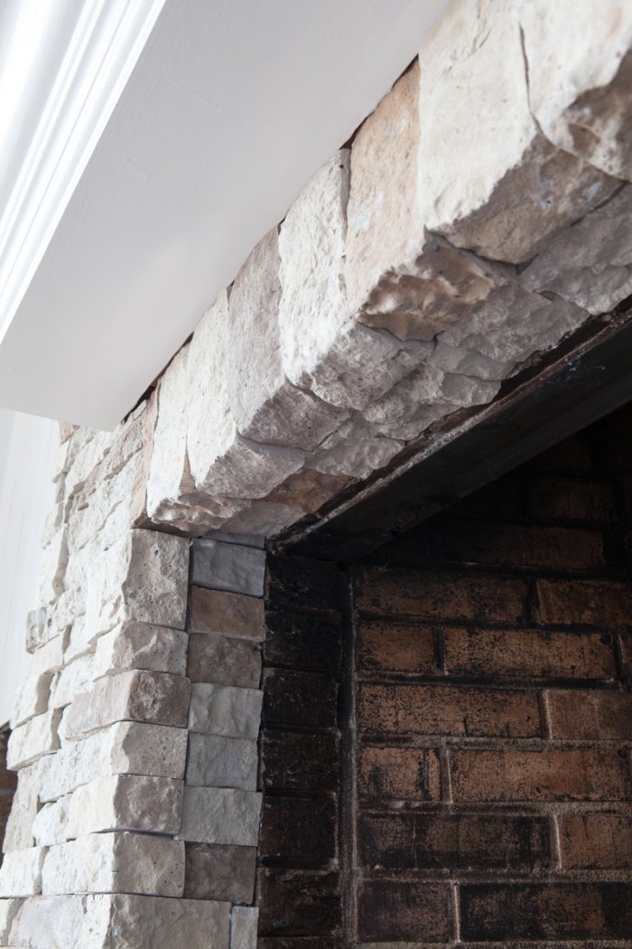 before and after fireplace makeover