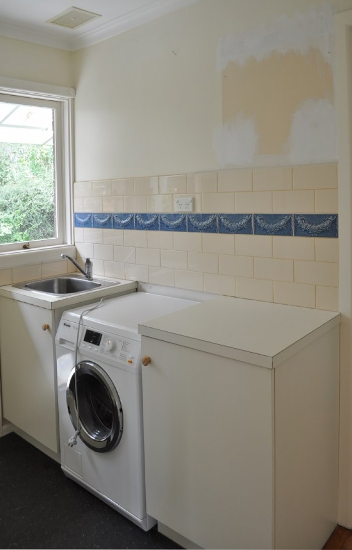 Old Laundry Room Remodel With No Personality Gains Character