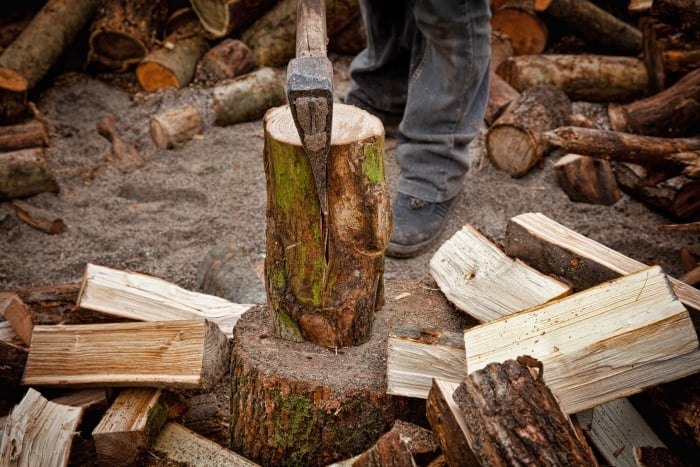 splitting logs