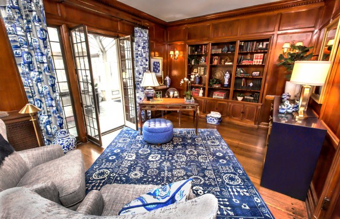 2016 Decorators' Show House library designed by Michael Arnold.