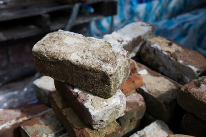 Savannah gray brick at Southern Pine Co.
