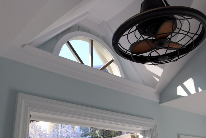 Unique windows and roof angles created a few challenges.