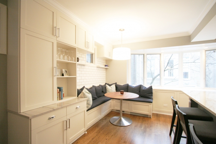 kitchen custom built-in cabinets