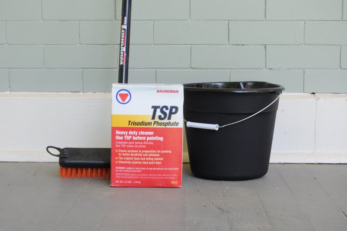 cleaning porch