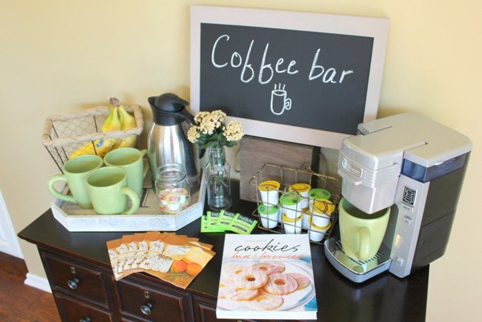 DIY coffee bar