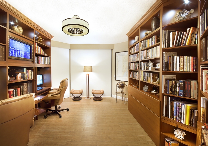 library and home office