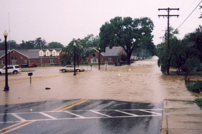 Franklin Indiana flood 2008