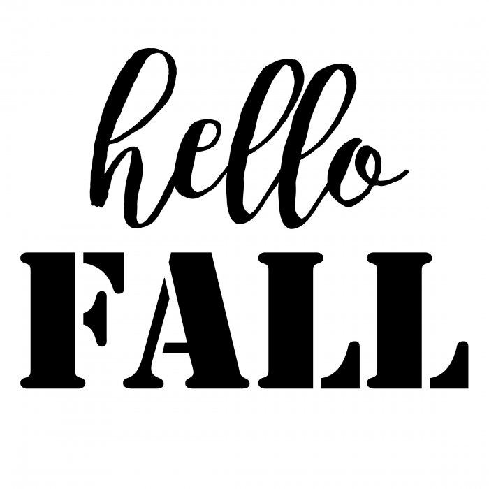 hello fall graphic