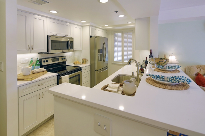 newly remodeled kitchen in Sami Kotb's home