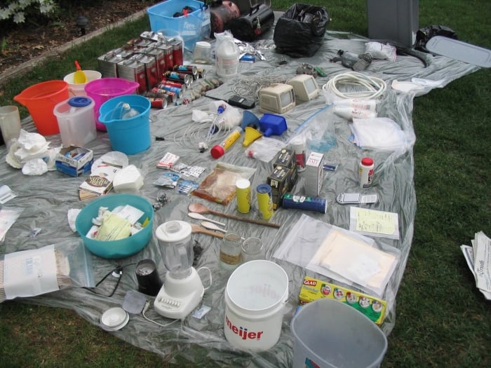 Indiana police confiscate items needed to make meth