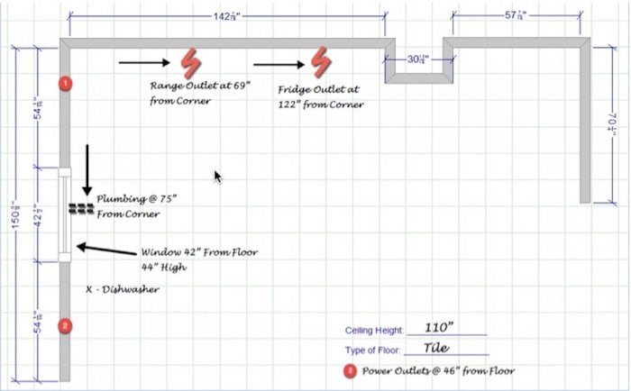 kitchen remodel blueprint