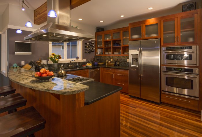 A luxury kitchen