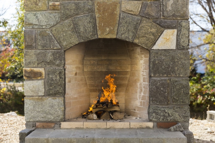 Outdoor Fireplaces And Fire Pits Angie S List Wood Burning Outdoor Fireplaces Fireplace
