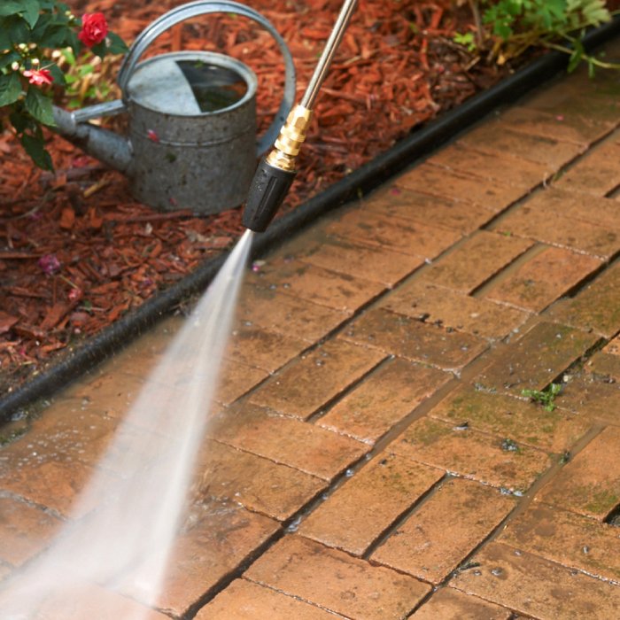 Pressure washing