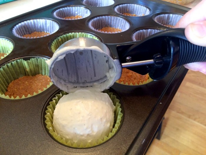 ice cream scoop for cupcake batter