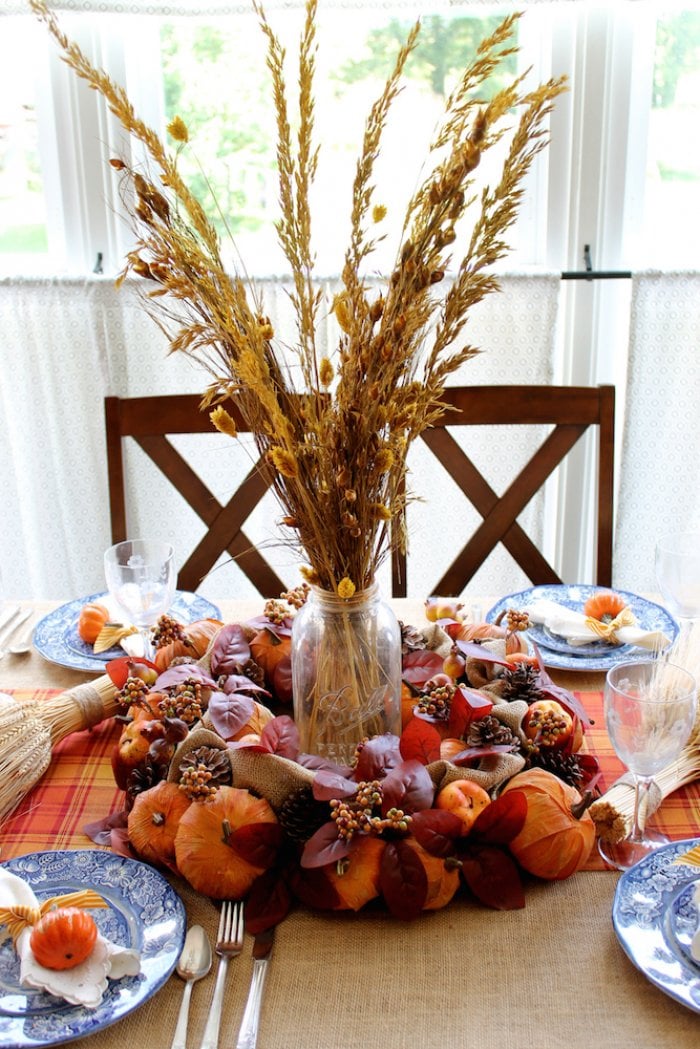 Thanksgiving table deorations