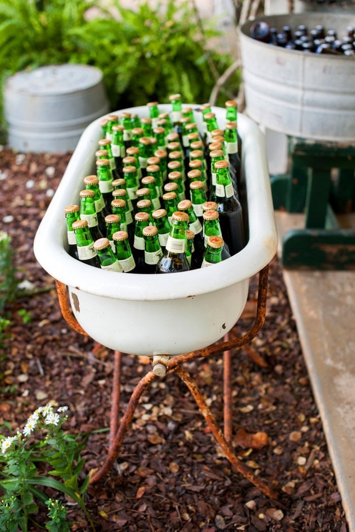 vintage baby bathtub cooler