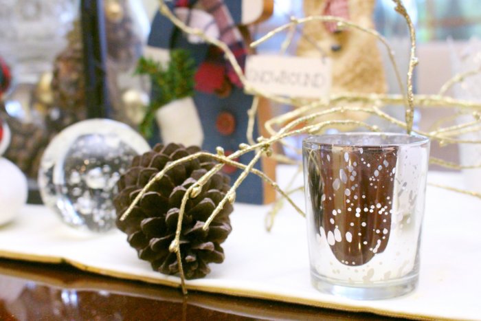 winter-themed table