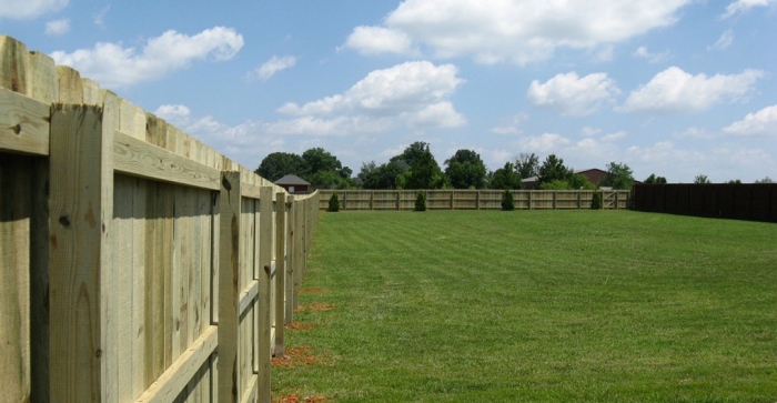 wooden fence
