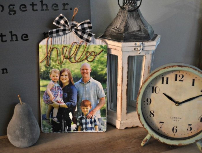 photo transfer on wood