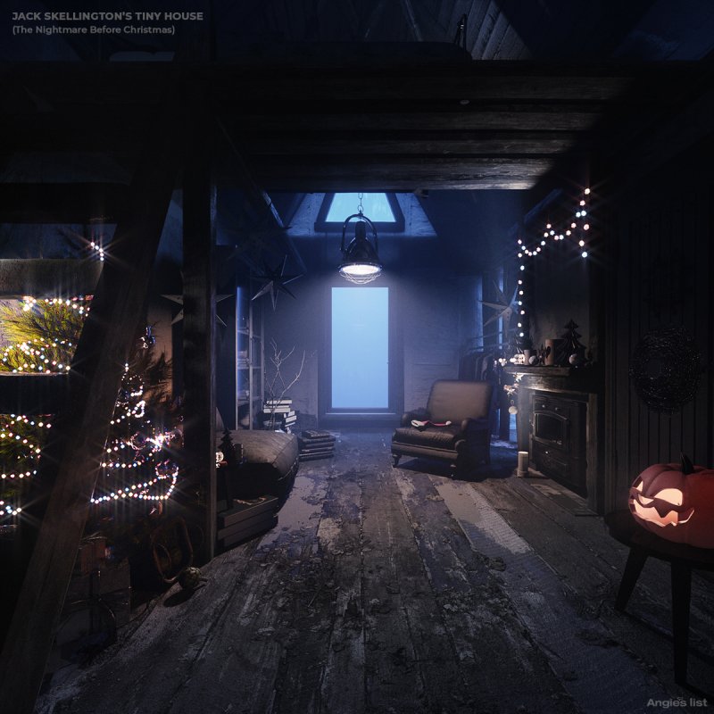 Jack's tiny house interior