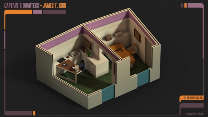 Captain James T. Kirk’s Quarters
