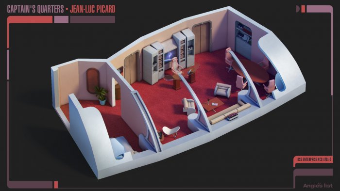 Captain Jean-Luc Picard’s Quarters