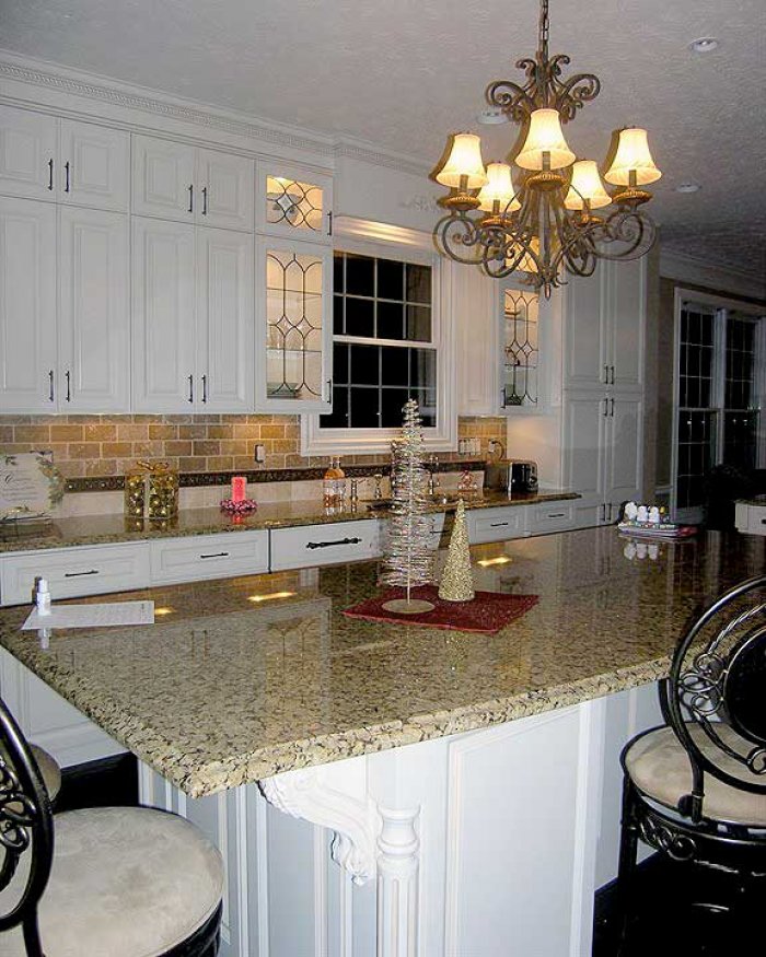 kitchen remodel with kitchen island