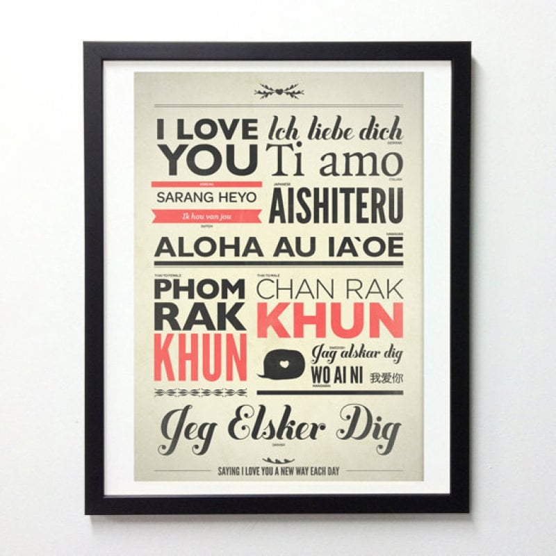 Love in languages Love in languages
