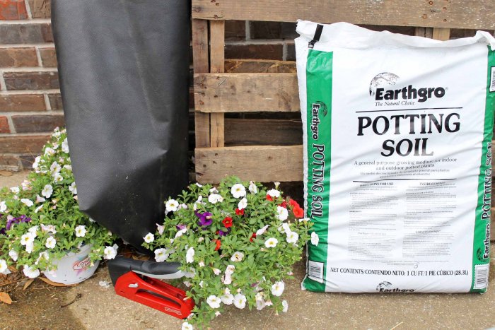 diy vertical pallet garden