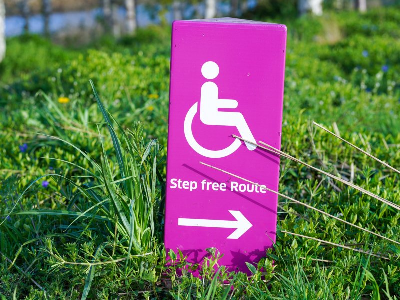 wheelchair accessible sign